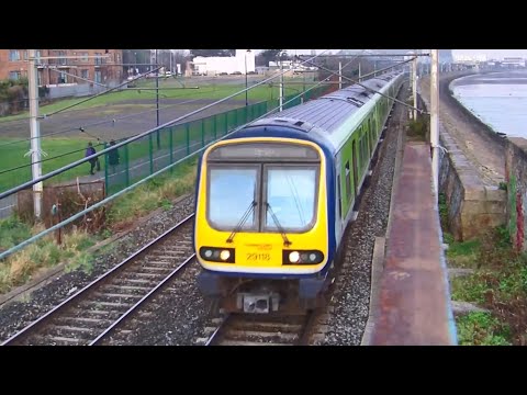 Irish Rail 29000 & 8500 Class Trains - Booterstown, Dublin