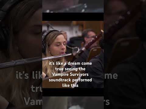 goosebumps when seeing the vampire survivors soundtrack performed by an orchestra #gaming #indiegame