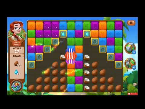 Lost Island Blasd Adventure Level 1673 NO BOOSTERS - A S GAMING ✔