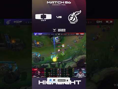 DK VS KDF  Deft Lv1 BOT LANE KILL !! #highlights  #shorts