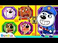 Bumble In The Escape Room Challenge Funny Police Cartoon For Kids Bumble Official Channel