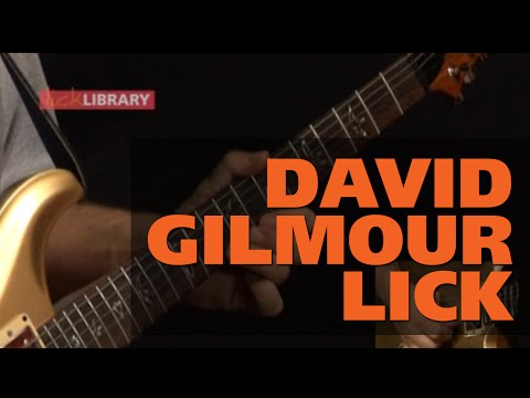 David Gilmour Guitar Lick | Blues Guitar Lesson by Stuart Bull | Licklibrary