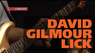 David Gilmour Guitar Lick | Blues Guitar Lesson by Stuart Bull | Licklibrary