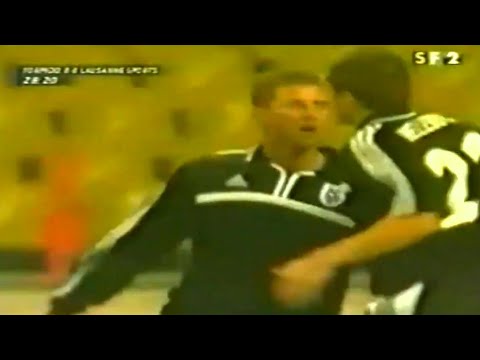 Marcin Kuźba gol Torpedo - Lausanne 0-2 Puchar UEFA 28.09.2000