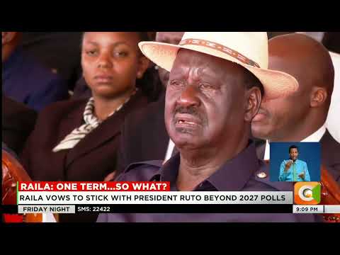 Raila vows to stick with President Ruto beyond 2027 polls