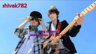 Long distance - The Naked Brothers Band [Español &amp; Ingles]