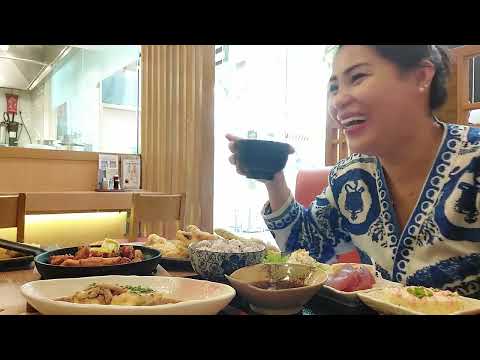 Viagem de comida japonesa tendon kohaku