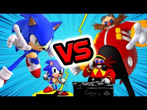 Sonic Mania - Sonic VS Eggman [Metallic Madness Act 1 & Act 2 Lyrics]
