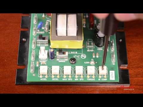 Minarik Drives - Trim Pot Calibration: IR Compensation