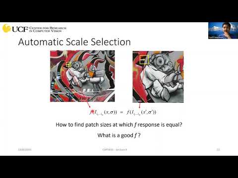 CAP5415 Lecture 9 [Features - Part 2] - Fall 2020