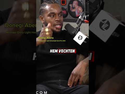 Donegi Abena over de impact van de trap van kickbokser Rajabzadeh #shorts #glory #kickboxing