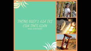 1 GIA TRI CUA THOI GIAN