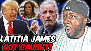 NY AG Latitia James UPSET & FACING JAIL TIME After She TOLD Jon Stewart To Do This To TRUMP On TV