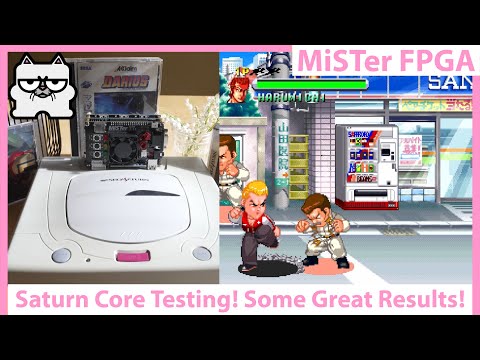 MiSTer FPGA DE10 Nano! Sega Saturn Core Testing! New Batch of WORKING Games! Rare and Obscure Games!