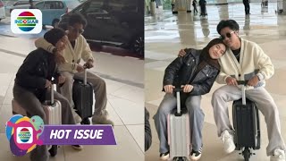 Download lagu Very Attentive! Mila Cares for Valen with Great Attention at the Airport, Because He's Not Yet Co... mp3