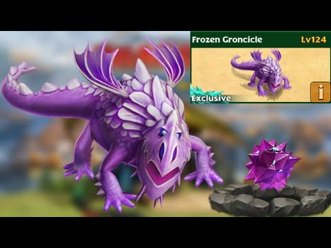 FROZEN GRONCICLE Max Level 124 Titan Mode - Exclusive Groncicle - Dragons:Rise of Berk
