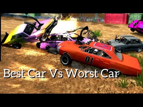 Best Cars to Worst Cars in Demolition derby multiplayer