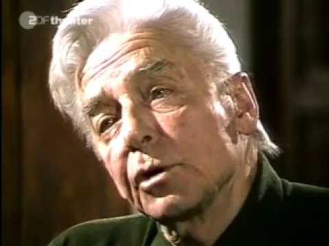Herbert von Karajan erzählt..........😎 1983