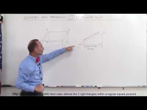 23.Geometry   Basic Terminology (23 of 34) Rectangular Solids