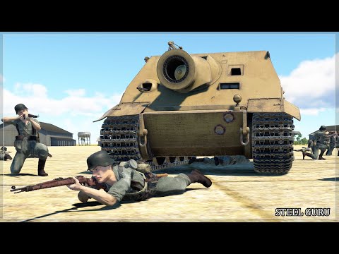 38cm STURMTIGER Vs SOLDIERS