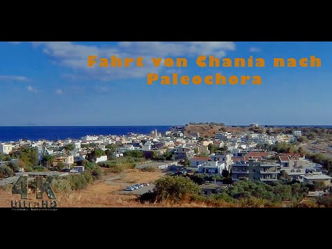 Fahrt von Chania nach Paleochora   Kreta Crete 2021 4K