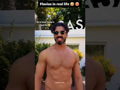 flavius in real life 🤣 😍 #youtubeshorts #shortsfeed #kurulusorhan #flavius #funny