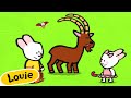 Louie Draw Me An Ibex Drawing Videos For Kids Cartoons For Kids