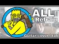 ALL -  Refrain [Mass Nerder #10] (Guitar cover / Guitar tab)