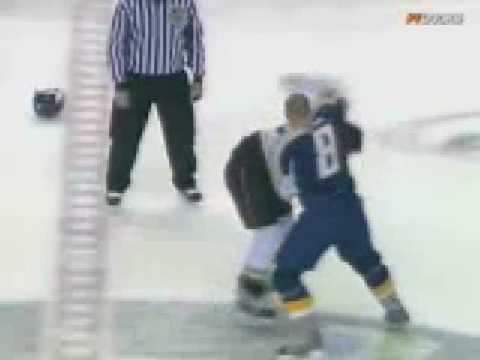 Ryan Carter vs Kevin Klein Feb 5 2009