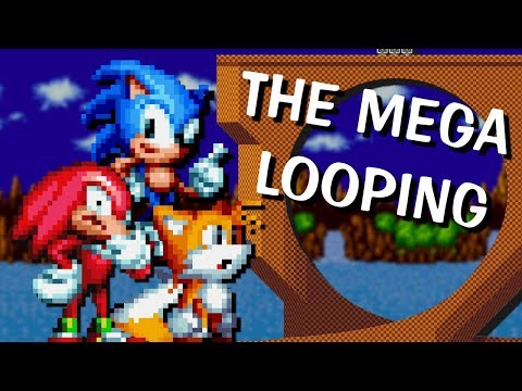 Who can pass the Mega loop? Sonic sprite animation