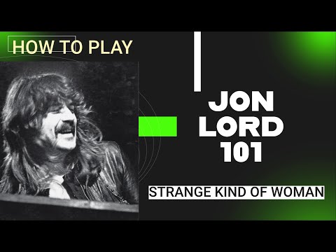 Jon Lord 101 - Rocking Hammond Organ Rhythm