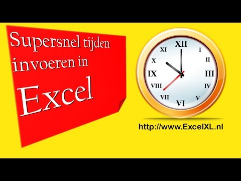 Excel – Tijden Invoeren In Excel Met Autocorrectie - ExcelXL.nl trainingen en workshops