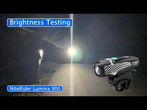 🚴‍♂️ Unveiling the Brilliance of NiteRider Lumina 900 Bike Light: Nighttime Brightness Test! 🌙