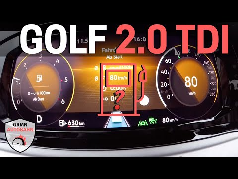 VW Golf 8 2.0 TDI 150HP ⛽ FUEL CONSUMPTION TEST
