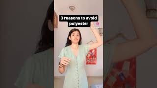 3 reasons to avoid polyester #shortsyoutube