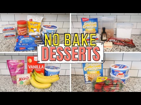 EASY NO BAKE DESSERTS ON A BUDGET