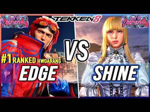T8 🔥 EDGE (#1 Ranked Hwoarang) vs Shine (Lili) 🔥 Tekken 8 High Level Gameplay