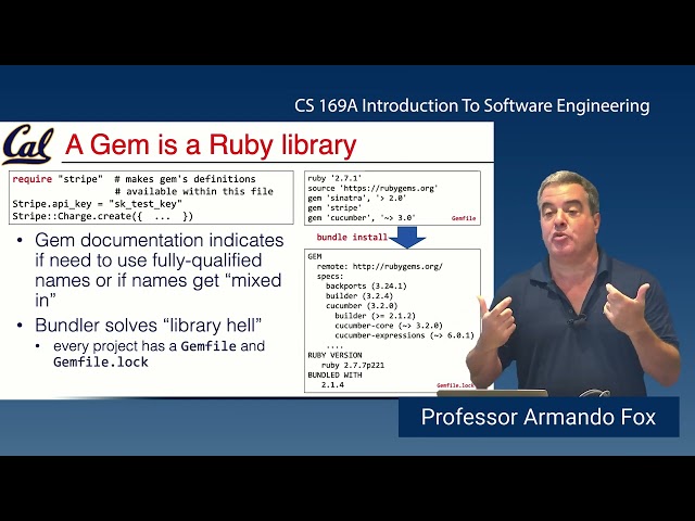 Thumbnail of Installing and Managing Gems lesson