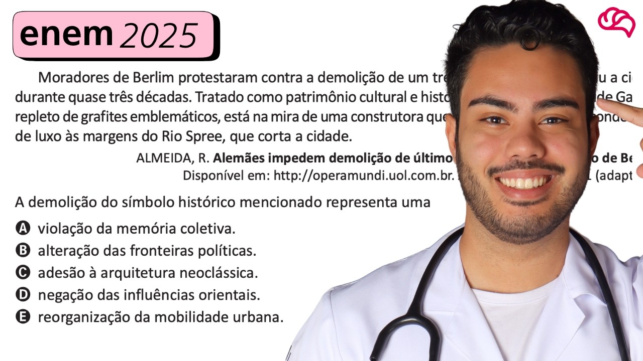 Resolução em Vídeo — Questão 71 ENEM 2025