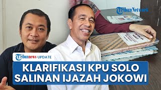 Klarifikasi KPU Solo soal Pemusnahan Salinan Berkas Jokowi, Tegaskan Ijazah Masih Tersimpan Baik