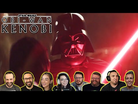 Reactors Reaction to DARTH VADER FIGHTING REVA |  Obi-Wan Kenobi Part 5