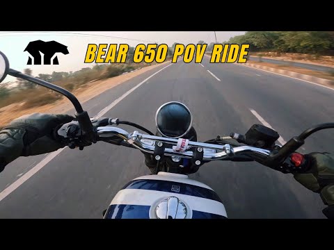 Royal Enfield Bear 650 │ short pov ride & exhaust note