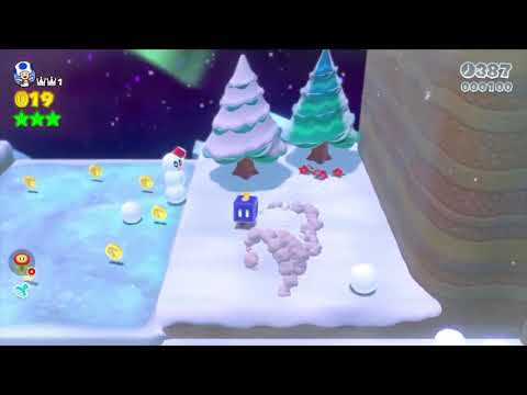 Super Mario 3D World (Switch) 3-1 Speedrun