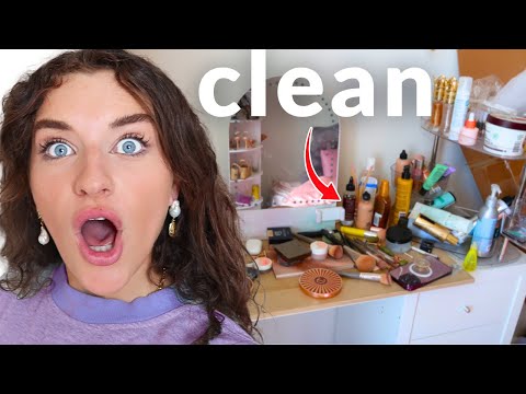 VANITY MAKEOVER: Decluttering My Stressed Life! (Room Reset)