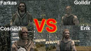 Skyrim Battle - Every Follower in a Free for All!!!