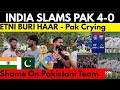 INDIA Slam Pakistan 4-0 Badly FootBall Match | Angry Pakistani Reaction