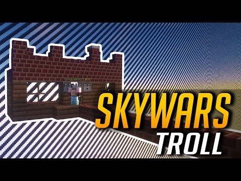 MINECRAFT SKYWARS TROLL