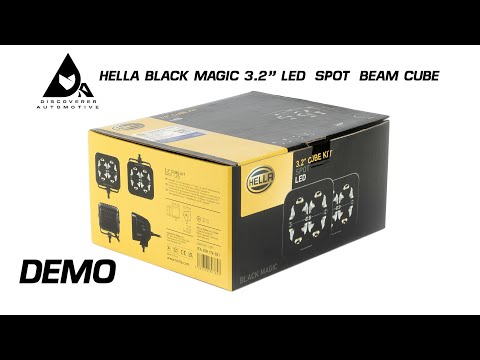 Quick & Dirty Demo | Hella Black Magic 3 2" SPOT BEAM LED CUBE | Discoverer Automotive