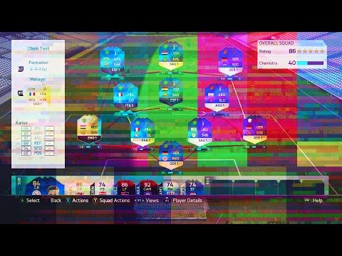 AWESOME CHEMISTRY GLITCH SQUAD! - FIFA 16 ULTIMATE TEAM