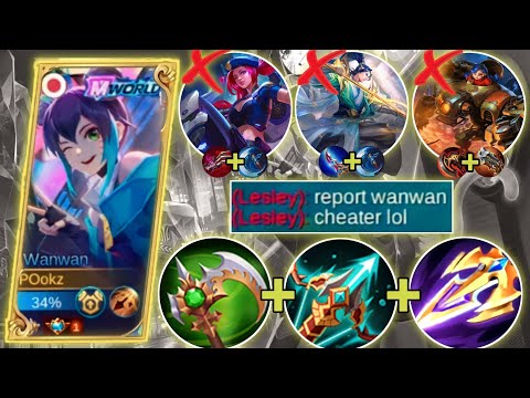 WANWAN CRAZY ATTACK SPEED BUILD - MLBB | WANWAN BEST BUILD 2022